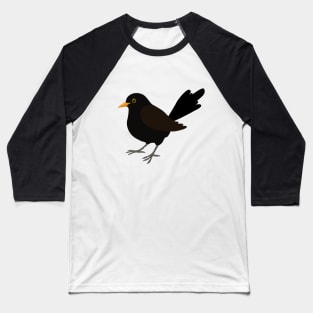 Blackbird digital drawing Baseball T-Shirt